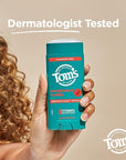 Tom's of Maine Sandalwood Vanilla Aluminum Free Natural Deodorant For Women & Men | Goes on Clear | Odor & Wetness Protection | Naturally Derived and Moisture-Locking Ingredients | 3.25 oz (2 Pack)