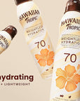 Hawaiian Tropic Weightless Hydration Clear Spray Sunscreen SPF 70, 6oz | Hawaiian Tropic Sunscreen SPF 70, Sunblock, Oxybenzone Free Sunscreen, Spray On Sunscreen, Body Sunscreen Spray, 6oz