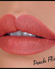 NYX PROFESSIONAL MAKEUP Lip Lingerie XXL Matte Liquid Lipstick - Peach Flirt (Orange Peach)