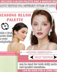 Blush Cream for Cheeks,Face Matte Contour Blush Makeup,Buildable Shimmer Facial Cheek Blusher Shades,Blendable Cosmetic Makeup Blush 01