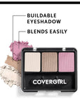 COVERGIRL - Eye Enhancers 3-Kit Eyeshadow, silky, sheer formula, double ended applicator, 100% Cruelty-free