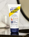 Duke Cannon Supply Co. Beard Wash Citrus Hefeweizen, 6 Fl Oz - Made with Plant-Based Ingredients to Strengthen, Rejuvenate, Soften and Condition