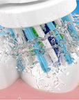 Oral B Cross Action Electric Toothbrush Replacement Brush Heads Refill, 4Count