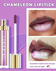 Maydear Chameleon Lipstick – Metallic Multichrome Lipstick, Long-Lasting, Fuchsia Green (08)