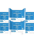 Amazon Basics Make Up Remover Wipes, Fragrance Free, 25 Count, Pack of 6 (Previously Solimo)