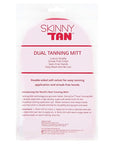 Skinny Tan Pink Velvet Tanning Mitt - Velvety Soft Luxe Texture - Waterproof Lining to Keep Hands Stain Free - Smooth for Flawless Finish - Long-Lasting and Machine Washable - 1 pc Applicator