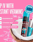 NYX PROFESSIONAL MAKEUP Lip IV Hydrating Glossy Lip Stain with 12HR Hydration - Mauve N Moist (Purple)