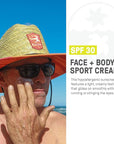 Raw Elements Mike Fields Face & Body Organic Sunscreen Tin SPF 30 - Non-Nano Zinc Oxide, Water-Resistant 80 Min, Reef Safe, All Ages Safe, Travel Sunblock 1.8 oz