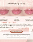 ENTROPY MAKEUP Tulle Lip Gloss, Lightweight 3D Pearl Shimmer, Ultra-Gloss High Shine, Non-Sticky Moisturizing Lip Gloss with Peptide Complex, Silk