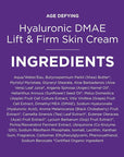 Andalou Naturals Hyaluronic DMAE Lift & Firm Skin Cream | Anti Aging Face Moisturizer With Hyaluronic Acid |Helps Reduce Fine Lines & Wrinkles | 1.7 oz