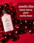 Hempz Dark Red Cherries Lotion, Ultra Hydrating Moisturizer for Body, Hands and Feet 17 oz.