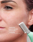 SPA SCIENCES - SIMA Patented Dermaplane Razor for Women Face – Painless 2-in-1 Facial Exfoliation & Peach Fuzz Hair Removal – Anti-Aging – 3 Speeds – Rechargeable – 19 Weeks Treatment