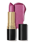 Revlon Super Lustrous Lipstick, Creamy Formula For Soft, Fuller-Looking Lips, Moisturized Feel, Iced Amethyst (625), 0.15 oz