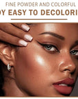 Polvo De Hadas Body Glitter Face Highlighter Powder Glow(Fairy Pink)