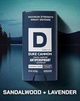 Duke Cannon Supply Co. Anti-Perspirant Deodorant for Men 3 oz. Midnight Swim, 2 Pack - Unique Masculine Scent, Odor Control & Soothe Skin