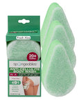 Spongeables Anti Cellulite Body Wash in a 20+ Wash Sponge, Fresh Aloe, 3 Count