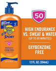 Banana Boat Sport Ultra SPF 50 Sunscreen Lotion, 12oz | Banana Boat Sunscreen SPF 50 Lotion, Oxybenzone-Free, Sunblock, Family Size, 12oz (Pack of 1)
