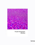 Hemway Biodegradable Glitter Eco Friendly - 100g/3.5oz Bio Cosmetic Safe Sparkle Vegan for Face Eyeshadow Body Hair Festival Makeup Craft - Ultrafine (1/128" 0.008" 0.2mm) - Purple Holographic