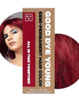 Good Dye Young Semi-Permanent Hair Color, Vegan and Cruelty-Free Red Hair Dye, Last up to 24 Washes, Non-Damaging Conditioning Hair Color (5FL OZ, All in This Together)