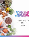 Livingood Daily Fish Oil Supplements with Omega 3 Fatty Acid, Omegas (60 Softgels) - EPA & DHA Fish Oil Pills Support Heart & Joint Health - Promotes Healthy Digestion & Brain Function - Non-GMO