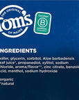 Tom's of Maine Sea Salt Natural Alcohol-Free Mouthwash, Refreshing Mint, 16 Fl Oz (Pack of 6)(Packaging May Vary)