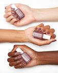 essie salon-quality nail polish, vegan, odd squad, neutral, mismatch to match, 0.46 fl oz