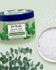 Dr Teal's Pure Epsom Salt Body Scrub, Relax & Relief with Eucalyptus & Spearmint Essential Oils, 16 oz (Pack of 3)