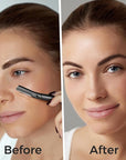 ZOMCHI Dermaplaning Tool for Face with 11 Refill Blades, Dermaplane Razor for Women and Men, Face Razor with Precision Silicone Cover, Eyebrow Razor, Facial Razor, Reusable Metal Handle - Matte Black