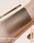 Oulac Twist-Up Eyeshadow Pencil – Waterproof Creamy Stick Blendable Texture, Vegan & Cruelty-Free Eye Makeup, 1.25g, 03 Sweet and Sour