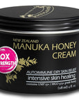 BALM OF GILEAD Manuka Eczema Honey Cream - Moisturizer for Sensitive Skin, Eczema, Psoriasis & Dermatitis - Manuka Honey Ointment, Grassfed Tallow