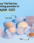 Kosas Mini Cloud Set Face Setting Powder - Long-Lasting (Comfy)