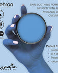 Mehron Makeup Paradise Makeup AQ Pro Size | Stage & Screen Performance, Face & Body Painting, Beauty, Cosplay, and Halloween | Water Activated Face Paint, Body Paint 1.4 oz (40 g) - Sky