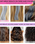 MSDADA New Hair Chalk Comb Temporary Hair Color Dye for Girls Kids with Light Color Hair, Washable Hair Chalk for Girls Age 4 5 6 7 8 9 10 Birthday Cosplay DIY, Easter (Silver)