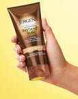 Jergens Natural Glow Instant Sun Self Tanner Moisturizer + Bronzer, Lightweight Sunless Tanner Moisturizer for a Sunkissed Natural Glow, Light Bronze, 6 Ounce