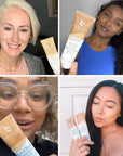 Tinted Sunscreen for Face - SPF 20 With Natural & Organic Ingredients Broad Spectrum Sunblock Lotion, Tinted Moisturizer Zinc Oxide Sunscreen Face for Skincare, Facial Sunscreen (Light Beige)