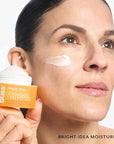Bliss Vitamin C + Tri-Peptide Brightening Moisturizer | Squalane & Hydration Boosters | Anti-Aging Face Cream for Collagen and Elasticity | Clean Vegan & Cruelty Free 1.7 fl oz