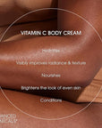 Advanced Clinicals Brightening Vitamin C Cream + 5% Niacinamide Serum W/Hyaluronic Acid 2pc Set | Vitamin C Body Lotion Moisturizer & Dark Spot Remover Face Serum | Skin Care Products, 2pc Bundle