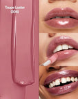 Revlon Super Lustrous Lip Gloss, Non-Sticky, Hydrating, High Shine Finish, 306 Taupe Luster, 0.13 oz