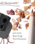 LAURA GELLER NEW YORK Marble Lips Multidimensional Liner, Tranquil Terracotta - Marbleized Smooth Glide Sharpenable Lip Liner for Fuller Lips