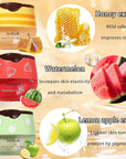 3 Pcs Bee Lip Balm Honey Exfoliator