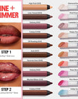 REVLON Super Lustrous Glimmer Gloss, Non-Sticky Lip Gloss, High-Shine Finish, Plant-Based Glitter, 008 Rose Glow, 0.13 fl oz