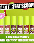 NYX PROFESSIONAL MAKEUP Fat Oil Lip Drip, Moisturizing, Shiny and Vegan Tinted Lip Gloss - Losin Cone-trol (Neutral Nude)