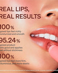 LipLock Jelly Serum for Dry Lips, Long-Lasting, Hydrating, Plumping, Glossy Mask with Rose PDRN, Carrot Collagen, Pillow Peptide, Moisturizing Tinted Lip Balm. (Peach Muse)