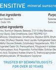 BLUE LIZARD Sensitive Mineral Sunscreen with Zinc Oxide, SPF 50+, Water Resistant, UVA/UVB Protection with Smart Bottle Technology - Fragrance Free, 5 oz