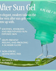 VACATION After Sun Gel + Airfreshener Bundle, Soothing Aloe Vera Gel for Sunburn Relief, Hydrating After Sun Care, Non-Sticky Cooling Aloe Gel, Sunburn Relief, Alcohol Free, 6 fl. oz.