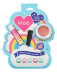 LunaStar Klee Blush and Lip Shimmer Makeup Kit. Gentle and Non-Toxic. Kid-Friendly. Made in USA. (Honey Pink Buzz)
