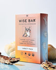 Wise Bar, Adaptogen Mushroom Bar Variety Box 12 Count , 3 Lemon Ginger, 3 Mocha Coconut, 3 Peanut Banana, 3 Cinnamon Turmeric | Functional Mushrooms and Adaptogens Bar | Organic Nutrition Energy Bars, Vegan, Gluten Free