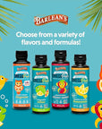 Barlean's Omega Pals Omega 3 for Kids, Yummy Straw-Nana Flavored Children's Liquid Flax Seed Oil Supplement with 1,483 mg ALA, Non-GMO, Vegan Brain & Eye Health, 8 oz