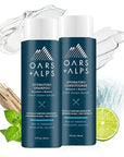 Oars + Alps Men's Sulfate Free Hair Shampoo and Conditioner Set, Infused with Kelp and Algae Extracts, Fresh Ocean Splash, 12 Fl Oz Each
