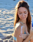 SPF 30 Mineral Sunscreen - Broad Spectrum Water Resistant Moisturizer Lotion For Body & Face - With Non-Nano Zinc Oxide, Vitamin E, & Antioxidants - Made in USA, 3 Oz